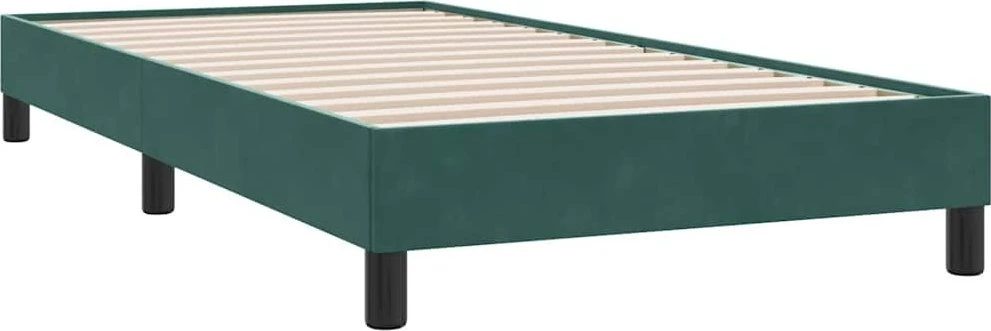 Lova Lovos rėmas be čiužinio Tamsiai žalias 90x210 cm aksomas
