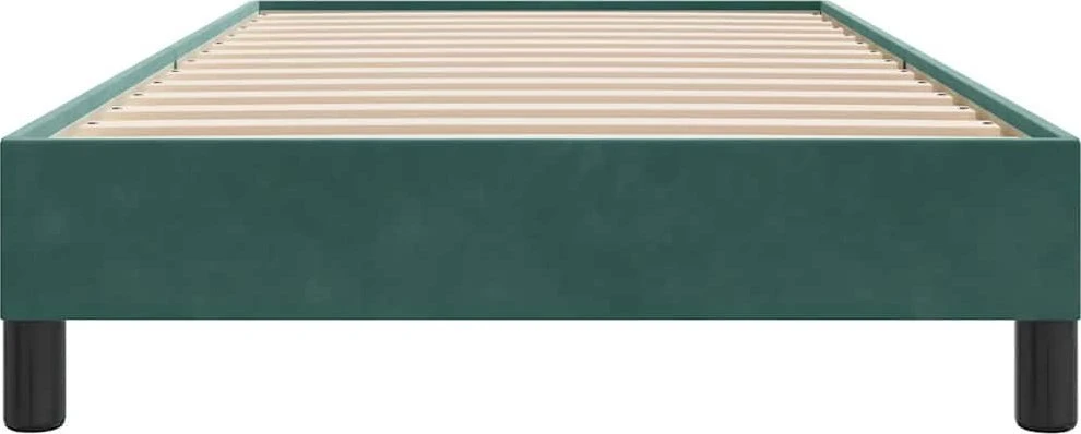Lova Lovos rėmas be čiužinio Tamsiai žalias 80x220 cm aksomas