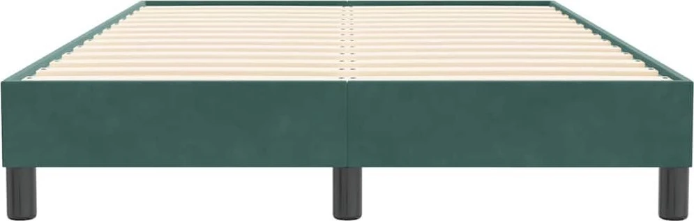 Lova Lovos rėmas be čiužinio Tamsiai žalias 120x210 cm aksomas