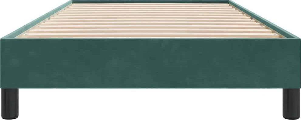 Lova Lovos rėmas be čiužinio Tamsiai žalias 90x210 cm aksomas