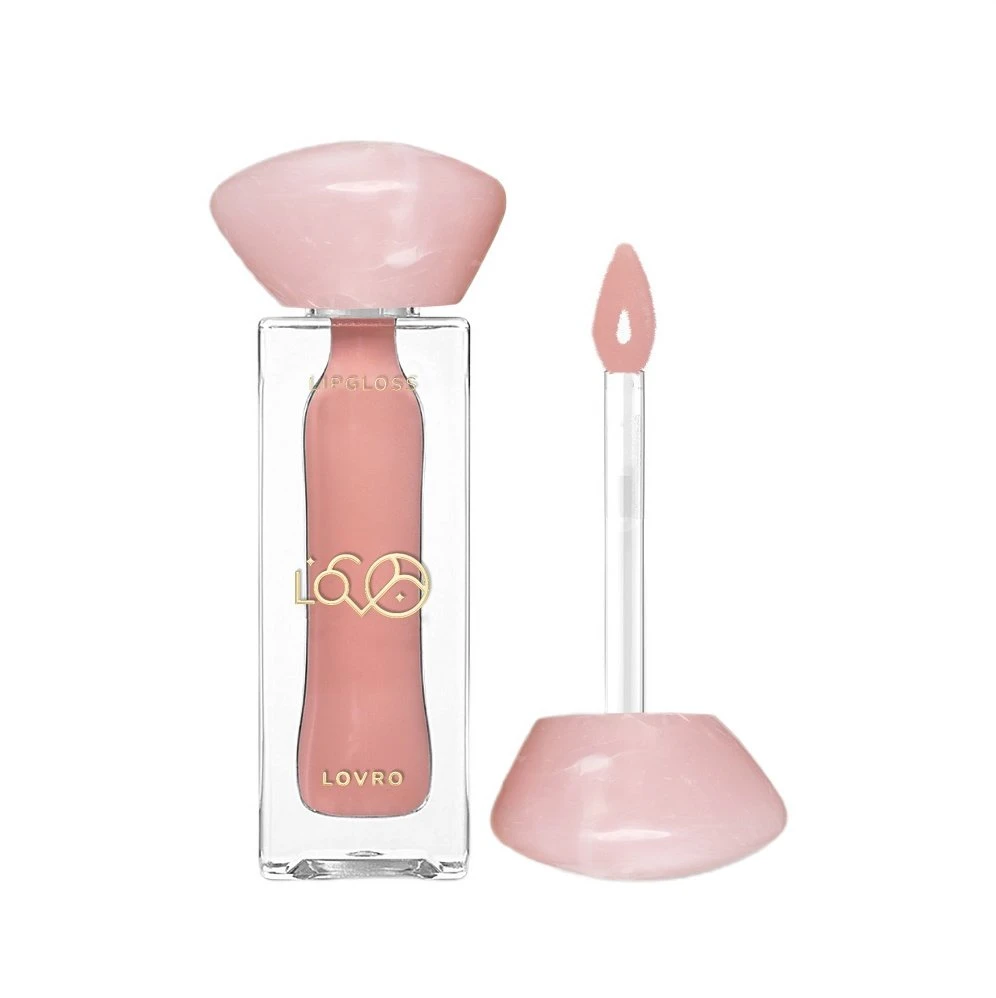 Lovro Bloomlight Lūpų blizgesys optiškai didinantis lūpas su vėsinančiu efektu 04 Nude Muse 5.5g