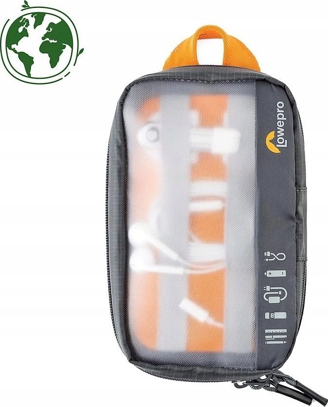 Lowepro GearUp Pouch Mini pilkas permatomu priekiu