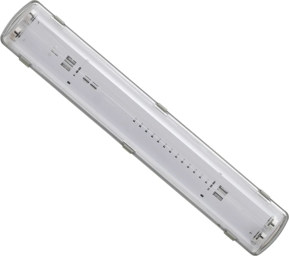 Loyal Lighting IP65 šviestuvas 2x LED vamzdeliui 60cm, AC230V, vienas maitinimo šaltinis, transp.
