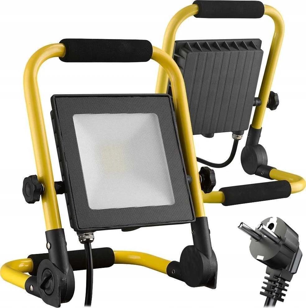 „Loyal Lighting“ nešiojama LED lempa, 2800 lm, LUMILEDS IP65, 4K, stovas, laidas, VDE, kištukas