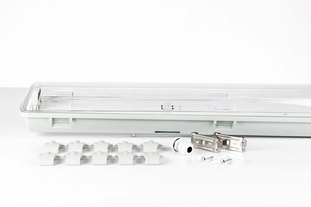 Loyal Lighting Šviestuvas IP65 LL 120cm + 2 x Vamzdis 120cm 6,5K LY-T8-12-65