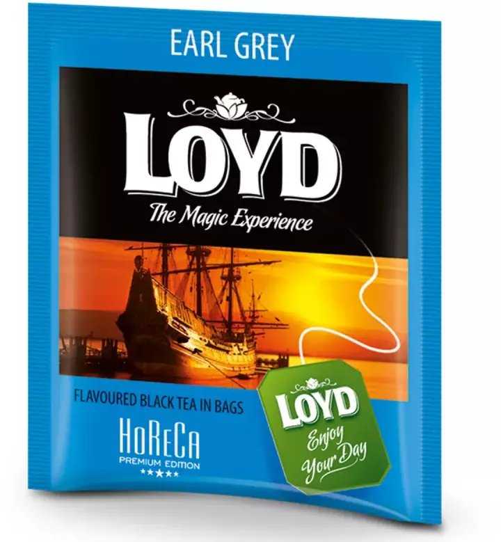 Juodosios arbatos gėrimas LOYD HORECA line Earl Pilkas, 500 x 1,7 g