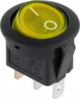 LP Oem Klavišinis jungiklis 230V - geltonas