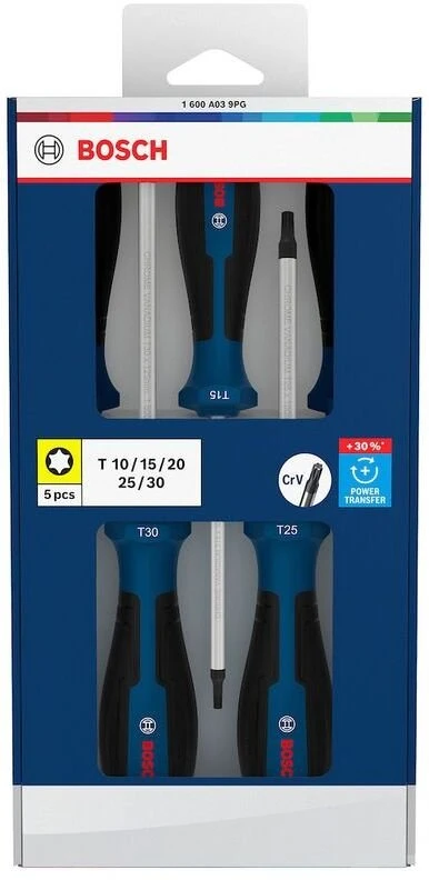 LPR Bosch Atsuktuvų rinkinys TX, 5 vnt.