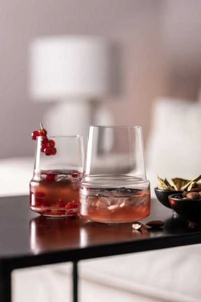 LSA Raudona vyno stiklinė, 550 ml, lygi, 2 vnt.