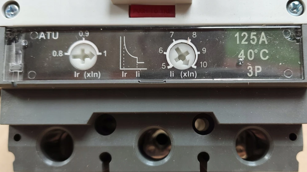 Ls Electric LSiS MCCB serija TS 3P 125A apsauga ATU 50kA TS160N ATU 125A 3P