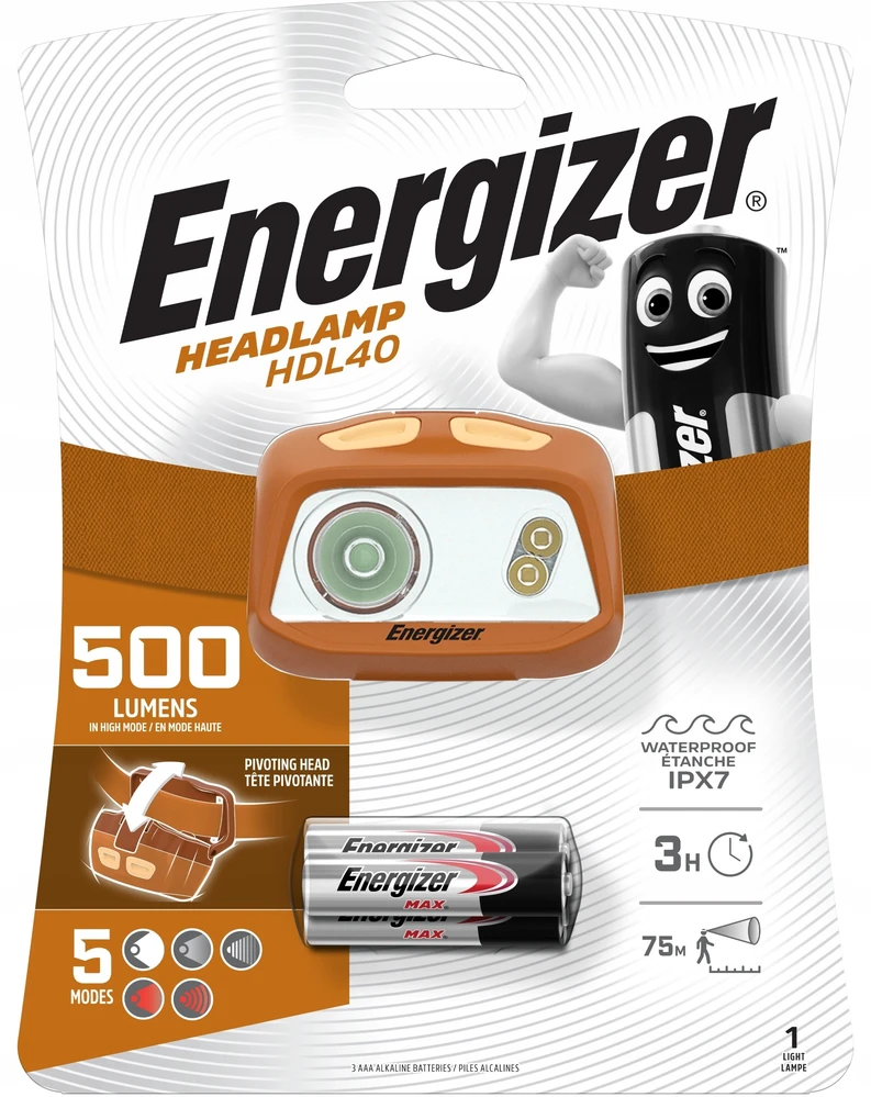 LT-HDL40 ENERGIZER PRIEKINIS ŽIBINTAS