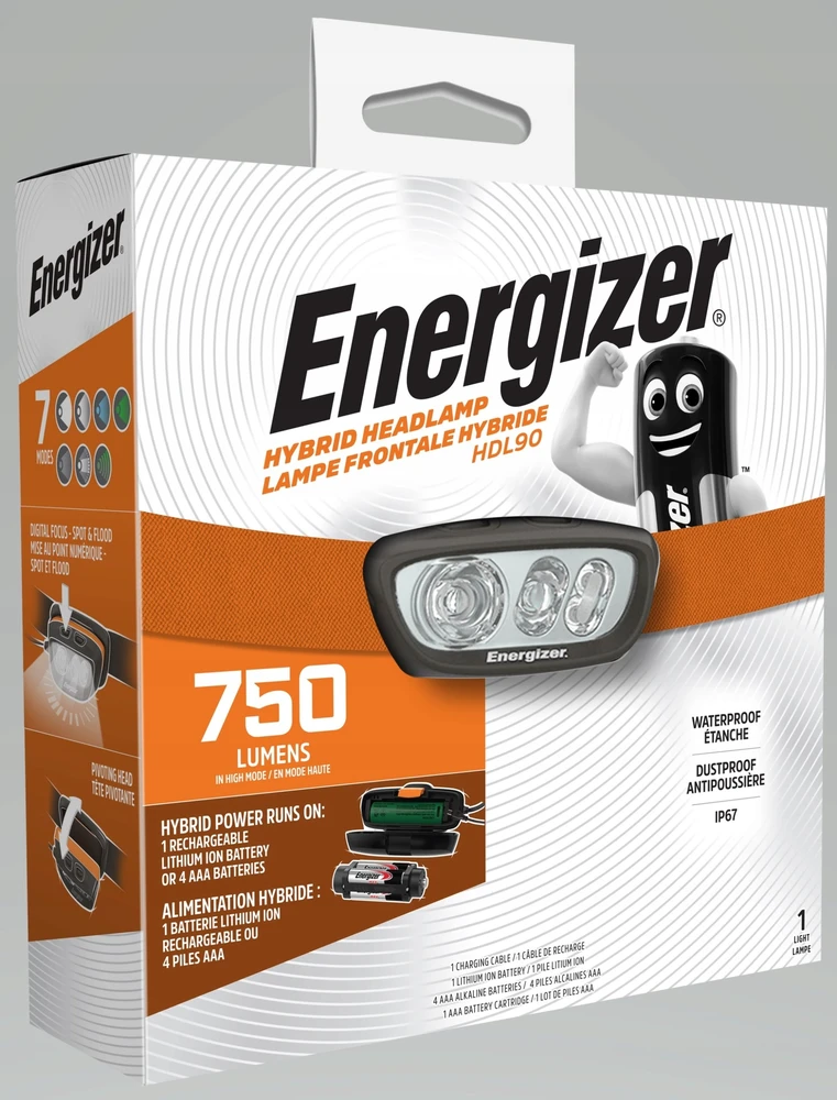PRIEKINIS ŽIBINTAS LT-HDL70 ENERGIZER