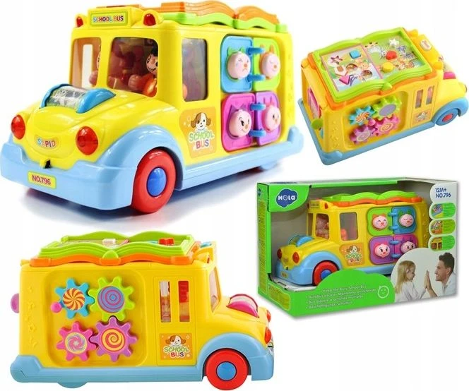 Hola SCHOOL BUS Interaktyvioji transporto priemonė ZA0019