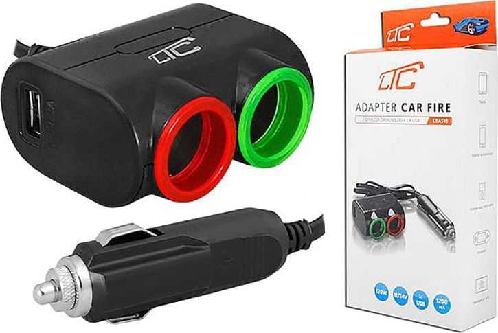 Lamex LTC Automobilio gaisro adapteris 1x USB-A 1.2 A (LXAS10)