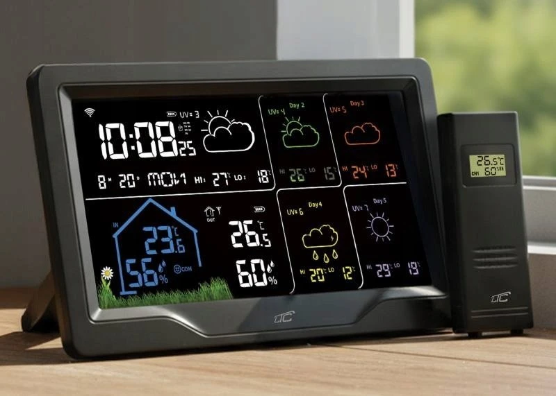 LTC išmanioji meteorologinė stotelė su spalvotu ekranu (LXSTP12C)