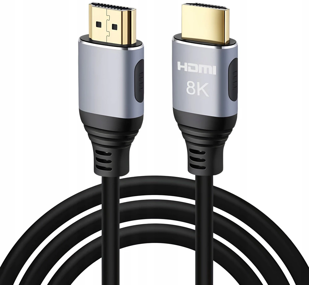 LTC HDMI-HDMI laidas (v2.1 | 8K | 5 m) juodas