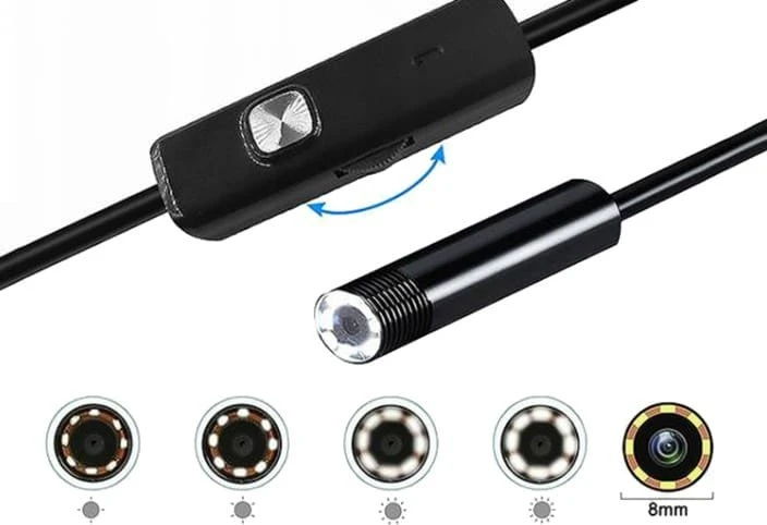 Endoskopo kamera 2 m objektyvas 875,5 mm USB-CMicro-USB LTC
