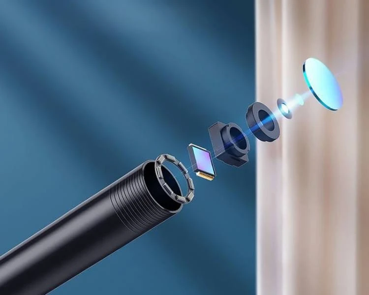 Endoskopo kamera 2 m objektyvas 875,5 mm USB-CMicro-USB LTC