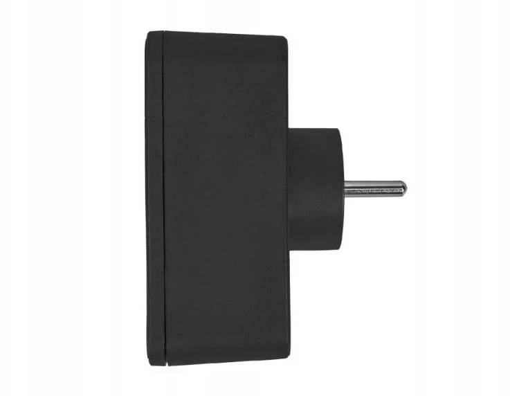 LTC Tinklo skirstytuvas: 1 apvalus lizdas su įž. + 1 plokščias lizdas + 2x USB + 2x USB-C 3,1A juodas