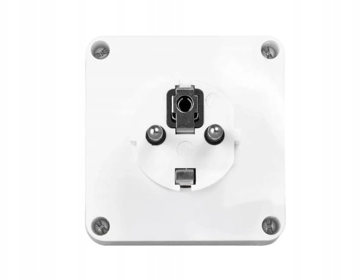 LTC Tinklo skirstytuvas su naktine lempute: 1 apvalus lizdas su įžeminimu + 1 plokščias lizdas + 1x USB + 1x USB-C, Balta 3A