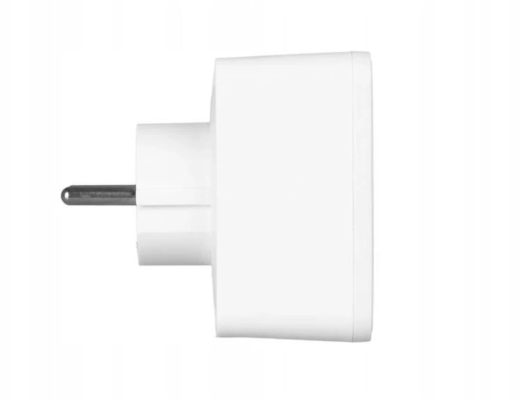 LTC Tinklo skirstytuvas su naktine lempute: 1 apvalus lizdas su įžeminimu + 1 plokščias lizdas + 1x USB + 1x USB-C, Balta 3A