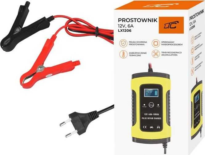 Lamex Automatinis pakrovėjas, LTC 12V 6A mikroprocesorinis lygintuvas
