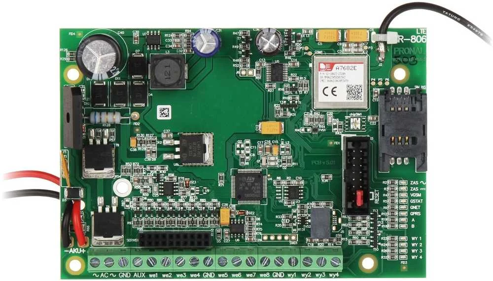 LTE ryšio modulis SR-806 su komponentų plokšte