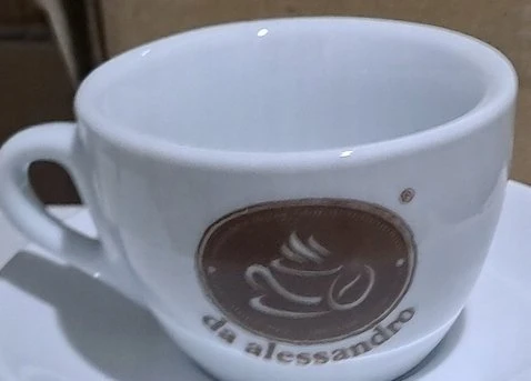 Usorteret Lubiana Puodelis su lėkštute kavai ar arbatai - Paula 290 ml