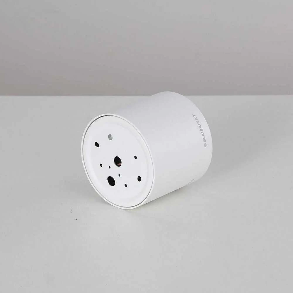 Lubinis šviestuvas Blaupunkt ROLLER DLW10, metalinis lubinis šviestuvas, LED įleidžiamas šviestuvas, 10 W, 4000 K, baltas vamzdelis