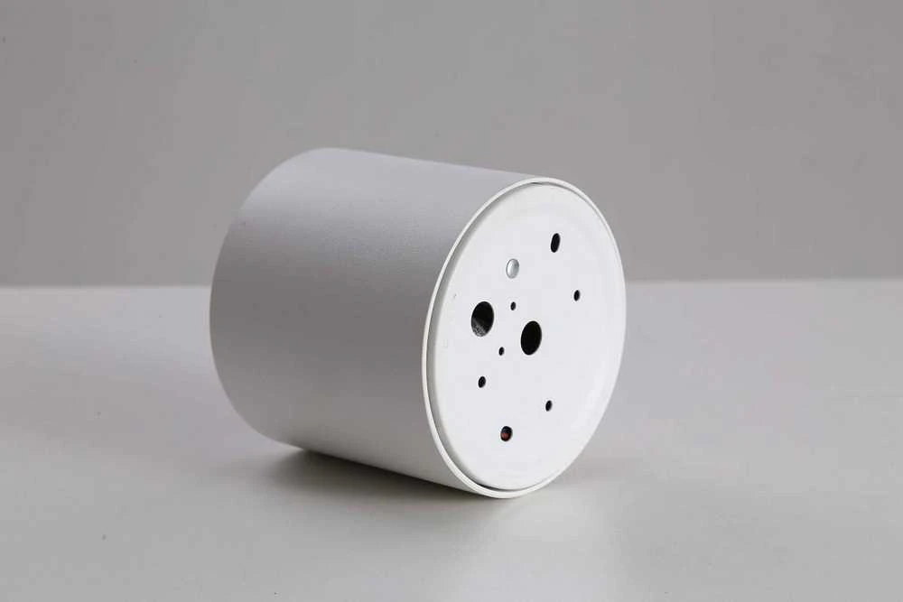 Lubinis šviestuvas Blaupunkt ROLLER DLW10, metalinis lubinis šviestuvas, LED įleidžiamas šviestuvas, 10 W, 4000 K, baltas vamzdelis