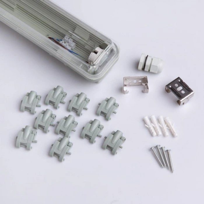 Lubinis šviestuvas Ecolight Hermetinis šviestuvas LED vamzdeliams 1X60Cm Ip65 Ec79690 Eco* Light (0001-00014-02345)