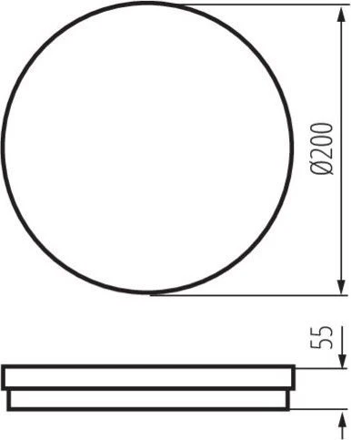 Kanlux PLAFON LED BENO ECO 12W CCT O B