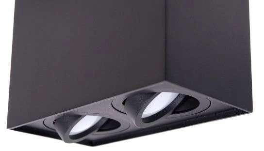 Lubinis šviestuvas Lampa sufitowa Altalusse Oprawa Sufitowa punktowa reflektor INL-7017D-02 2x GU10 juoda