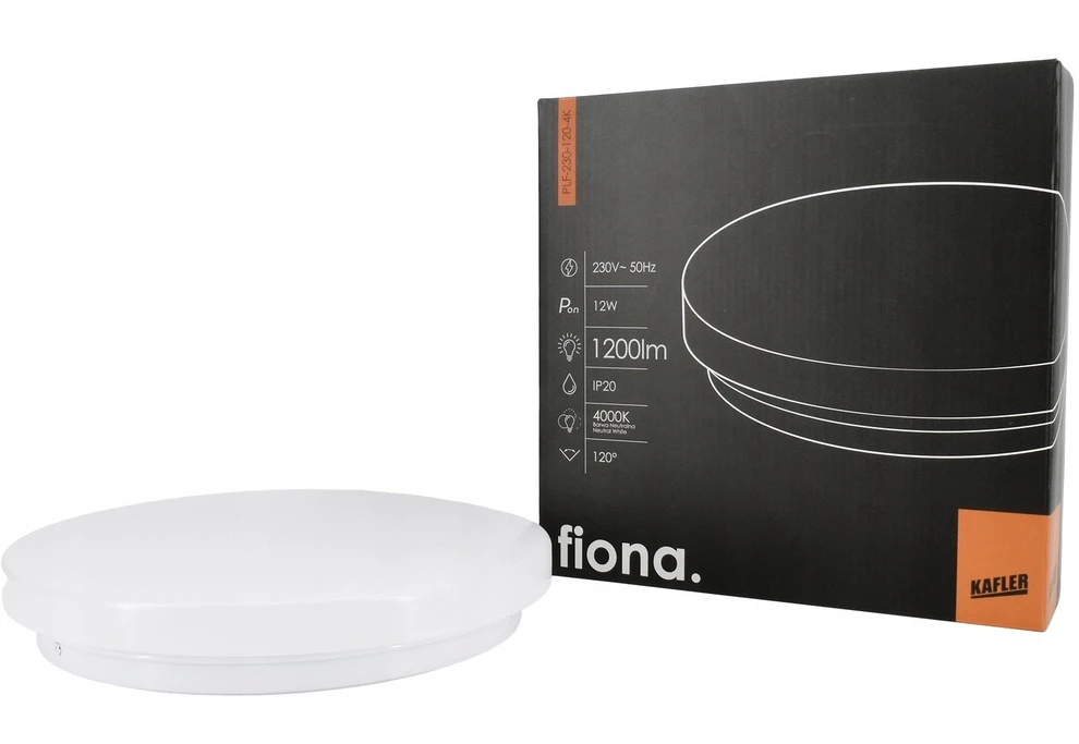 Lubinis šviestuvas Bemko lubinis LED šviestuvas Fiona 12W 4000K 1200LM IP20 baltas