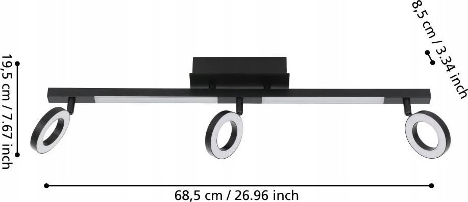 Luminaire ceiling Eglo CARDILLIO. 3.2 W. LED. 900515