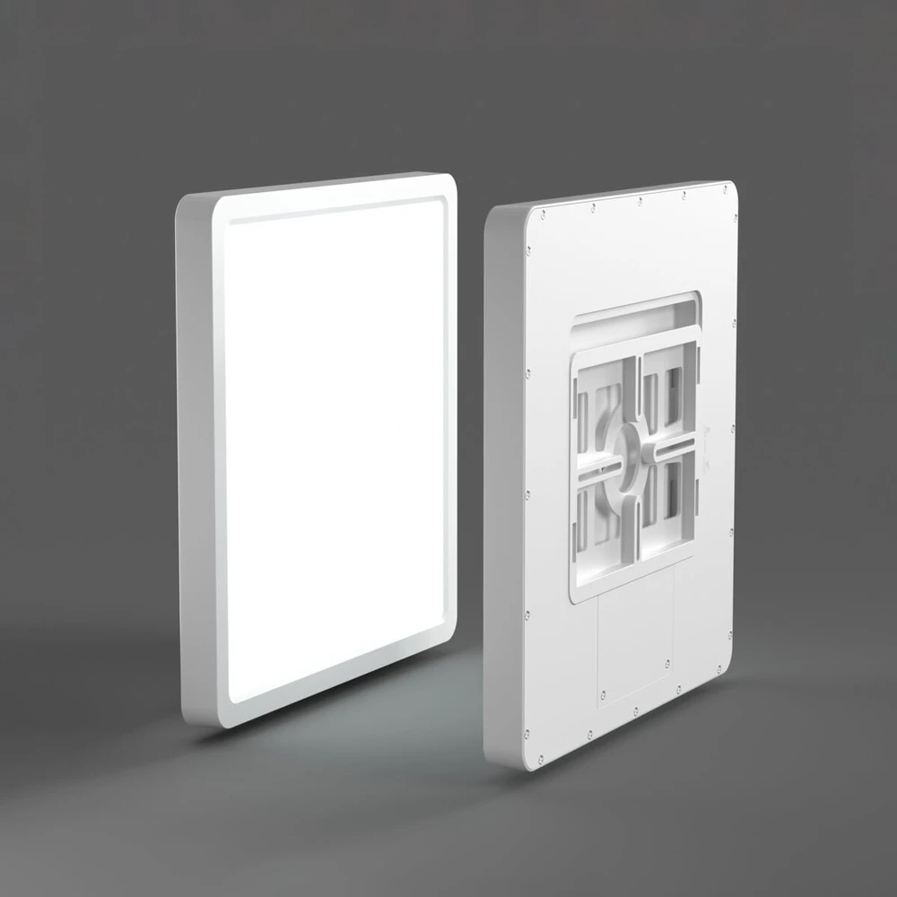 Italux kvadratinis lubinis šviestuvas Bastia PLF-83625-450S-45W-WH Italux LED 45W 2800-6000K baltas