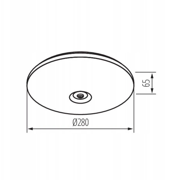 Kanlux LED lubinis šviestuvas su judesio jutikliu FOGLER E 12W NW apvalus Ø 28 1000lm 4000K neutrali spalva IP20 I klasė balta 18122