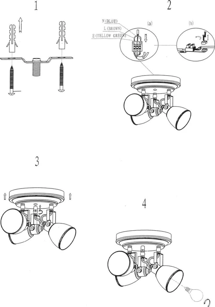 Lubinis šviestuvas Lampa sufitowa Markslojd Plafon lampa sufitowa spot Markslojd Fjallbacka 3x40W E14 juoda 105815