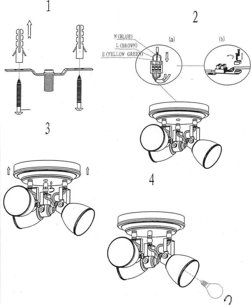 Lubinis šviestuvas Lampa sufitowa Markslojd Plafon lampa sufitowa spot Markslojd Fjallbacka 3x40W E14 juoda 105815