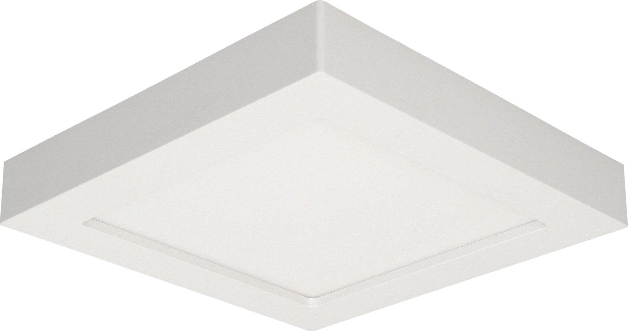 Lubinis šviestuvas Orno LETI LED 18W, įleidžiamas šviestuvas, paviršinio montavimo, kvadratinis, 1600lm, 4000K, baltas, įmontuotas LED maitinimo šaltinis