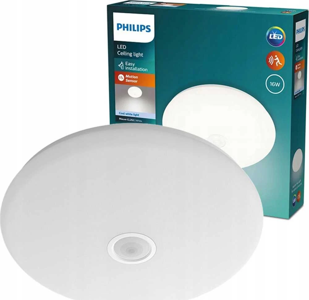 Lubinis šviestuvas Šviestuvas Philips Mauve, plafonas, Ø32cm, 16 W, LED
