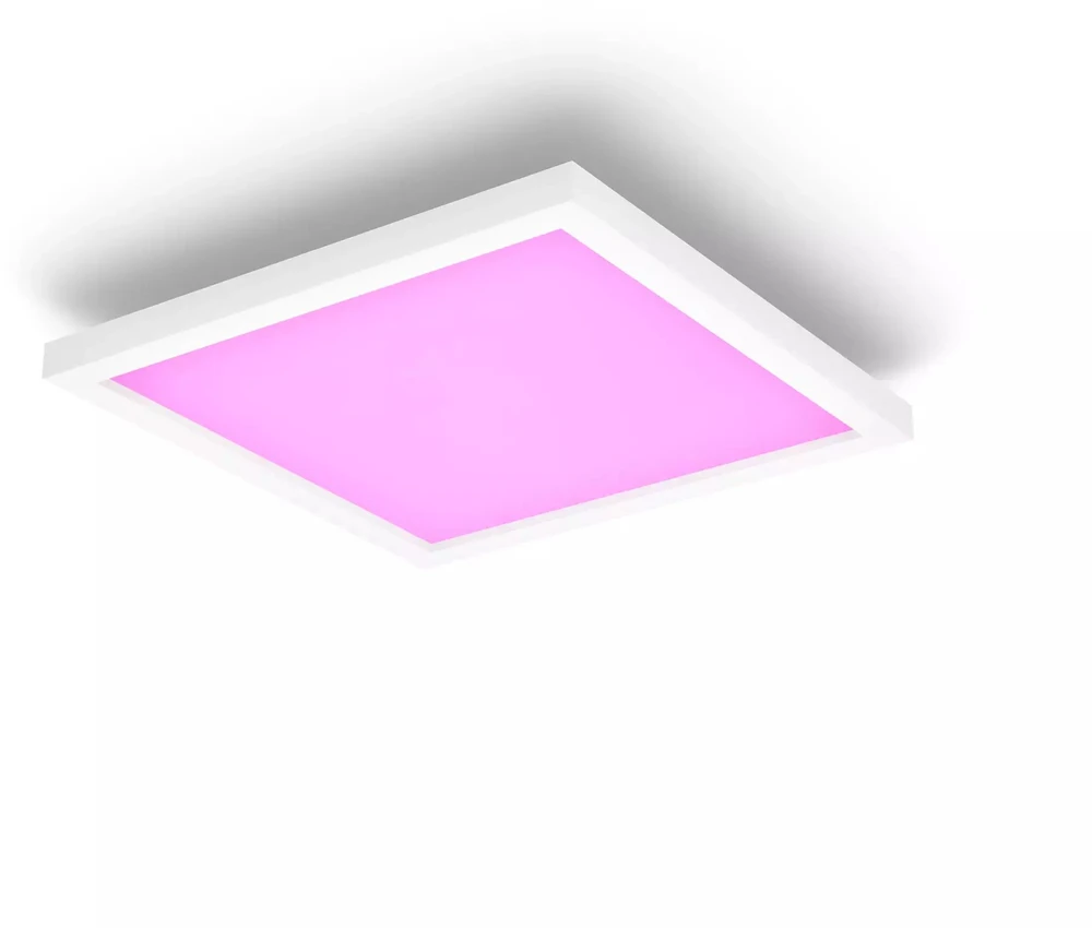 Lubinis šviestuvas „Philips Hue Surimu Panel Square Small“ | 2000–6500 K, „Hue Baltas“ ir „Color Ambiance“