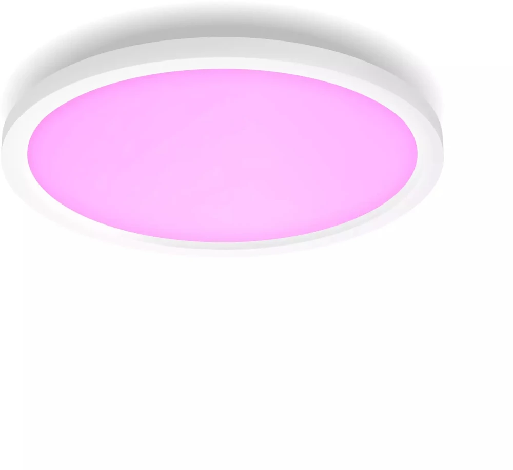 Lubinis šviestuvas „Philips Hue Surimu“ apvalus panelinis šviestuvas, 39,5 cm | „Bluetooth“, „Zigbee“