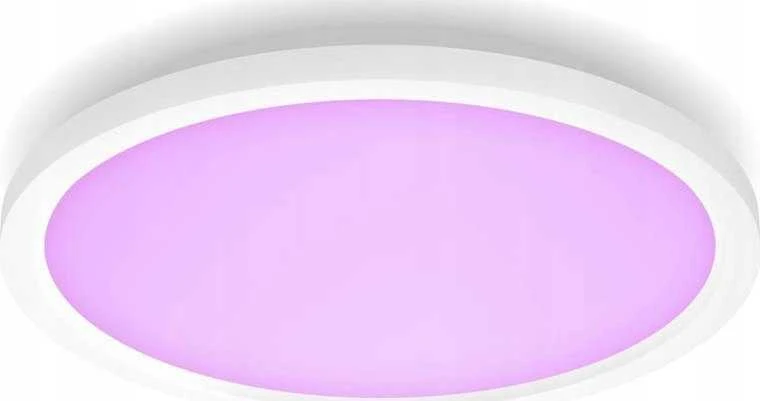Lubinis šviestuvas Lampa sufitowa Signify Philips Hue Baltas & Col. Amb. Panel apvalus Surimu Baltas