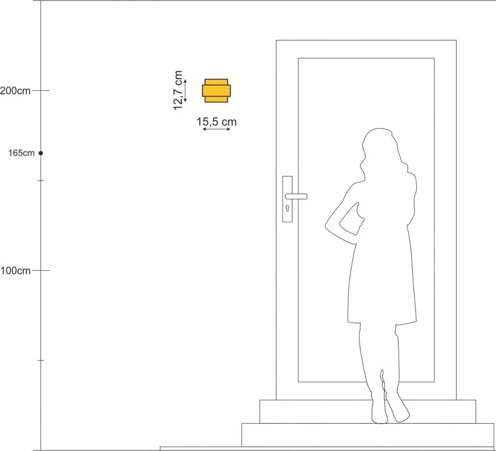 Signify Philips Shovel lubinis šviestuvas sieninis šviestuvas exkl LM 1x9,5W nerūdijantis plienas