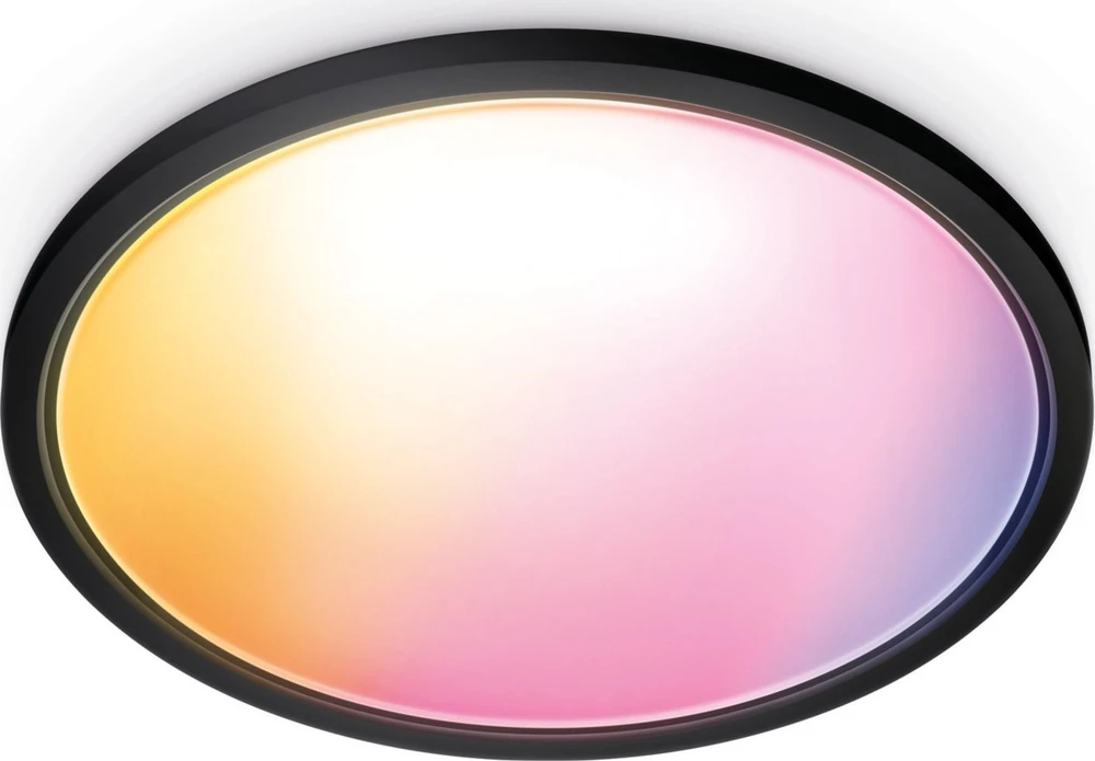 Lubinis šviestuvas WiZ Superslim RGB,22W,2700-6500 (RGB),IP20,juodas