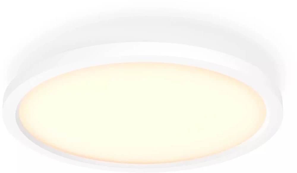 Lubinis šviestuvas „Philips Hue Aurelle“ aplink panelinį šviestuvą, „Baltas“ | 2200–6500 „Hue Baltas Ambiance“