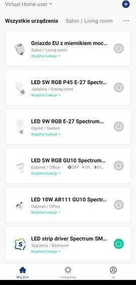 Lubinis šviestuvas Spectrum Išmanusis tvirtin LED šviestuvas, SMARTWIFI, 36W, CCT+DIM