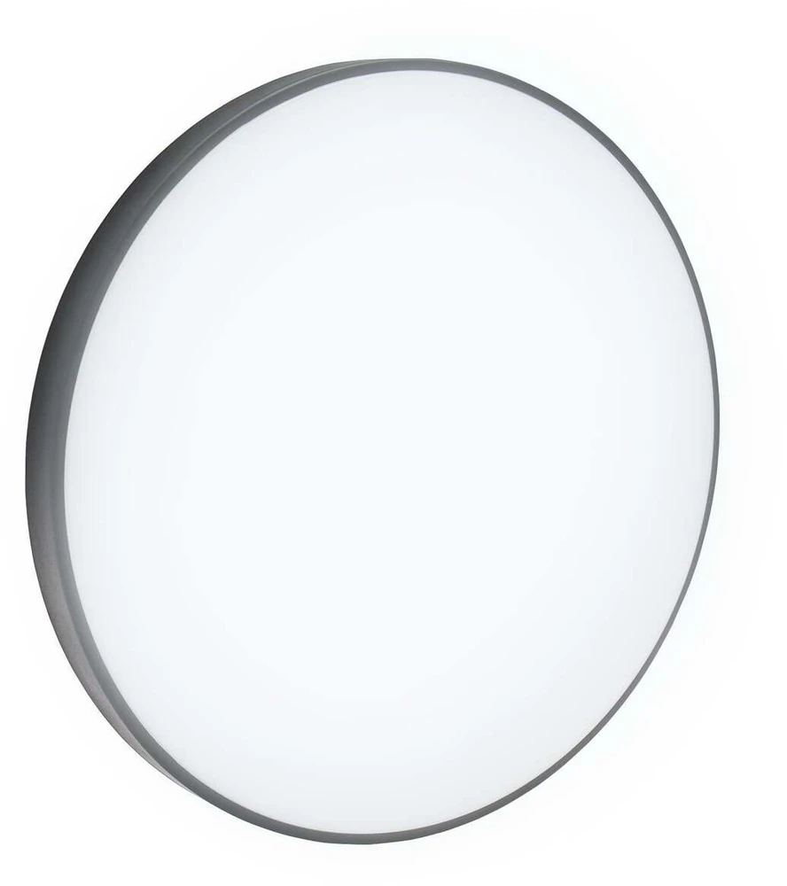 Lubinis šviestuvas Lampa sufitowa SpectrumLED Plafoniera LED NYMPHEA Juodas i Baltas Rings 24W 2800lm 4000K IP54 320x52mm (SLI031035NW_PW)