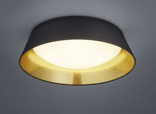 Trio lubinis šviestuvas Trio RL PONTS LED R62871879 juodas audinio lubinis šviestuvas